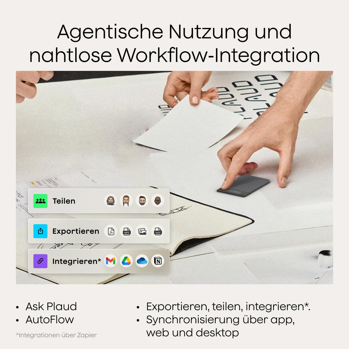 KI-Diktiergerät Note Pro 64 GB 50 Std. Akkulaufzeit 4 MEMS- und 1 VPU-Mikrofon mit KI-Beamforming Magnet-Case und Ladekabel