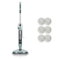 Balai vapeur Steam Mop S8201EUCP 1120W avec tampons rotatifs microfibres réservoir 350ml pour sols durs