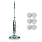 Balai vapeur Steam Mop S8201EUCP 1120W avec tampons rotatifs microfibres réservoir 350ml pour sols durs