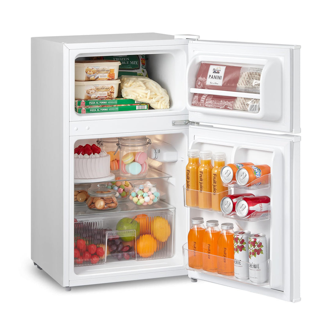 Réfrigérateur Congélateur Combiné 87L RCT87WH2(E) 2 Portes Avec Éclairage Intérieur et Porte Réversible