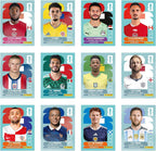 Football World Cup 2026 sticker collection box with 100 packs 700 stickers collectible album cards for football fans