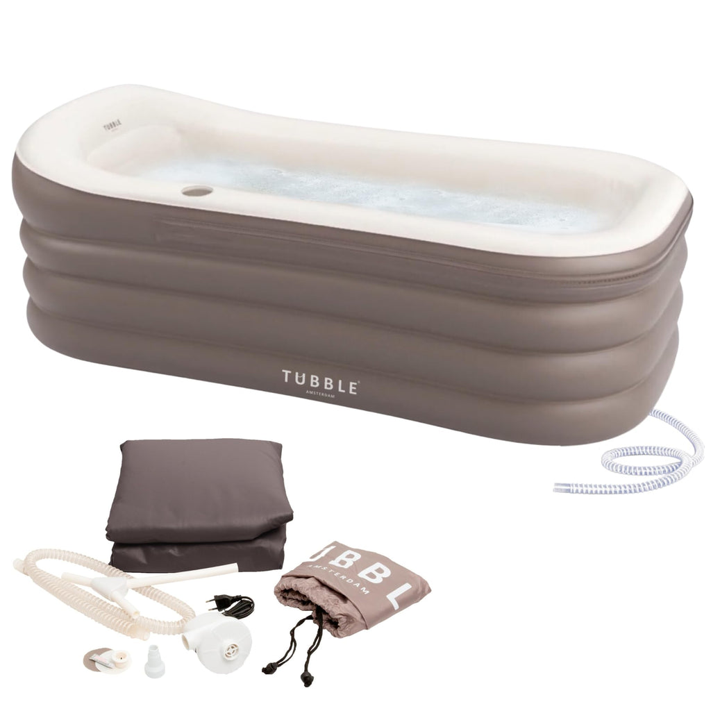 Aufblasbare Badewanne Royale für Erwachsene bis 188 cm, 255 Liter, faltbar für Indoor und Outdoor