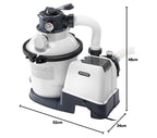 Filtre à sable piscine SX1500 1200 Gph 220 240 V débit 4000 l/h avec tuyaux 38 mm