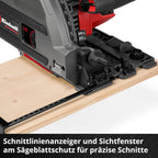 Akku-Tauchsäge TP-PS 18/165 Li BL Solo mit Brushless-Motor, 56 mm Schnitttiefe, inkl. Sägeblatt und Parallelanschlag