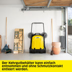 Kehrmaschine S 6 Twin mit 38 l Kehrgutbehälter und 2 Seitenbesen, max. 3000 m²/h