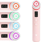 Appareil de soin du visage Age-R Booster Pro 6-en-1 avec massage facial technologie de soin de la peau rechargeable couleur rose