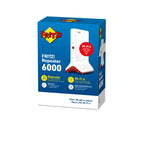 WLAN Repeater Repeater 6000 Mesh Wi-Fi 6 bis 6000 MBit/s Dualband mit Gigabit-LAN und Netzteil