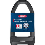 Fahrrad Bügelschloss Granit Super Extreme 2500/165HB230 20 mm Vierkantbügel Sicherheitslevel 15 mit 2 Schlüsseln