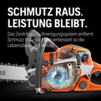 Benzin-Kettensäge 135 Mark II 1,6 kW mit 36 cm Schwert X-Torq Motor LowVib Smart Start und Air Injection