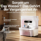 Katzen Trinkbrunnen EverSweet Ultra 5 L mit KI-Kamera Frisch- und Abwassertrennung App-Steuerung 2,4 und 5 GHz WLAN
