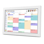 Digitaler Familienkalender 15,6"""" mit FHD Touchscreen und App für iOS und Android, Wandkalender zur Familienorganisation