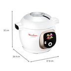 Multicuiseur intelligent Cookeo CE85CA10 6 L 1600 W avec écran tactile recettes intégrées et application de cuisson