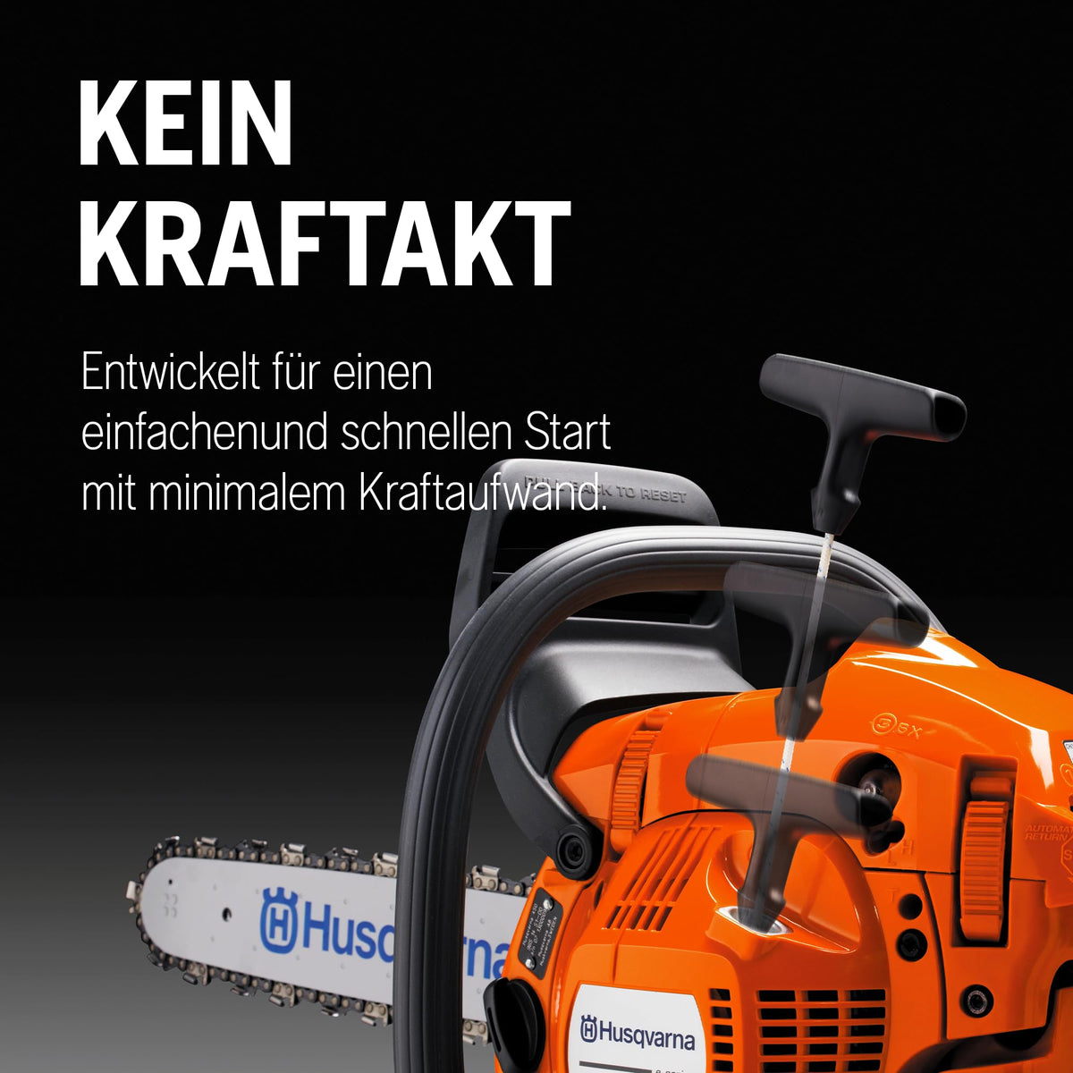 Benzin-Kettensäge 135 Mark II 1,6 kW mit 36 cm Schwert X-Torq Motor LowVib Smart Start und Air Injection