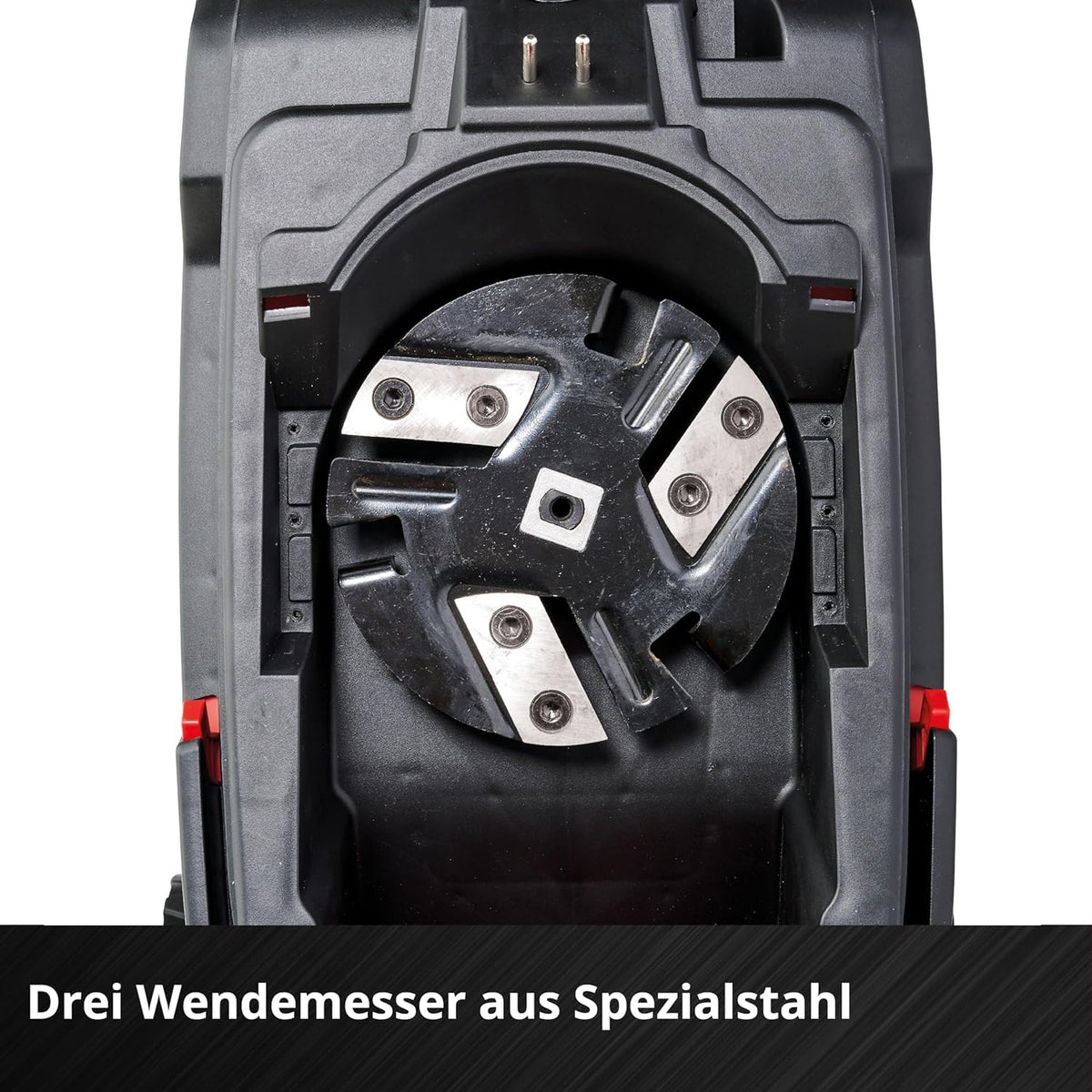 Akku-Messerhäcksler REDAXXO 36/25 mit 36-V-Twin-Pack-Technologie, für Äste bis 25 mm, inkl. 55-L-Fangsack