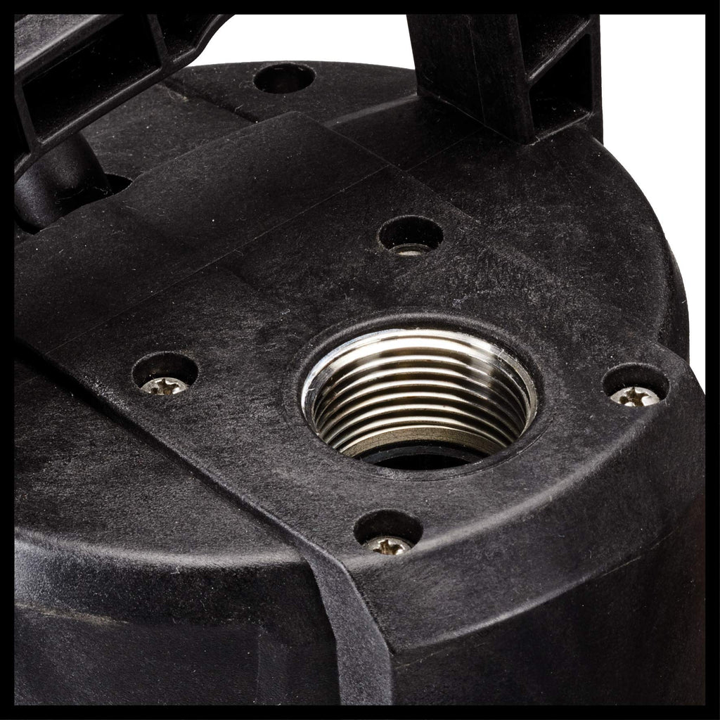 Pompe immergée automatique 1100W GE-PP 1100 N-A en acier inoxydable avec débit 6000 l/h hauteur de refoulement 12m câble 15m