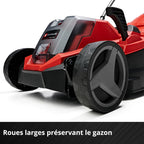 Tondeuse à gazon sans fil GE-CM 18/33 Li Power X-Change 18V largeur de coupe 33 cm avec batterie 4,0 Ah et chargeur