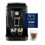 Kaffeevollautomat Magnifica S mit manuellem Milchaufschäumer und 13-stufigem Mahlwerk, schwarz