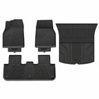 Tapis de sol pour Tesla Model Y Juniper 2025 2026 set 4 pièces en TPE imperméable antidérapant ajustement précis