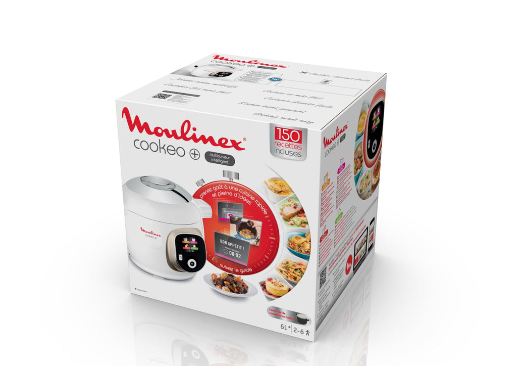Multicuiseur intelligent Cookeo CE85CA10 6 L 1600 W avec écran tactile recettes intégrées et application de cuisson