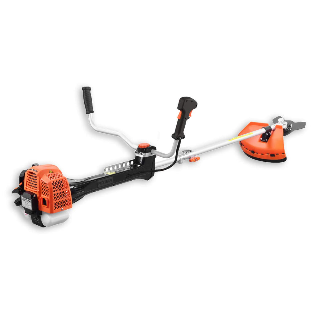 Débroussailleuse thermique FX-PS162 62 cm³ 3,5 CV système antivibration 2 en 1 coupe bordure tête fil et lame 3 dents