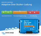 DC-DC Ladebooster Orion-Tr Smart 12/12V 30A nicht isoliert mit Bluetooth für Blei- und Lithiumbatterien