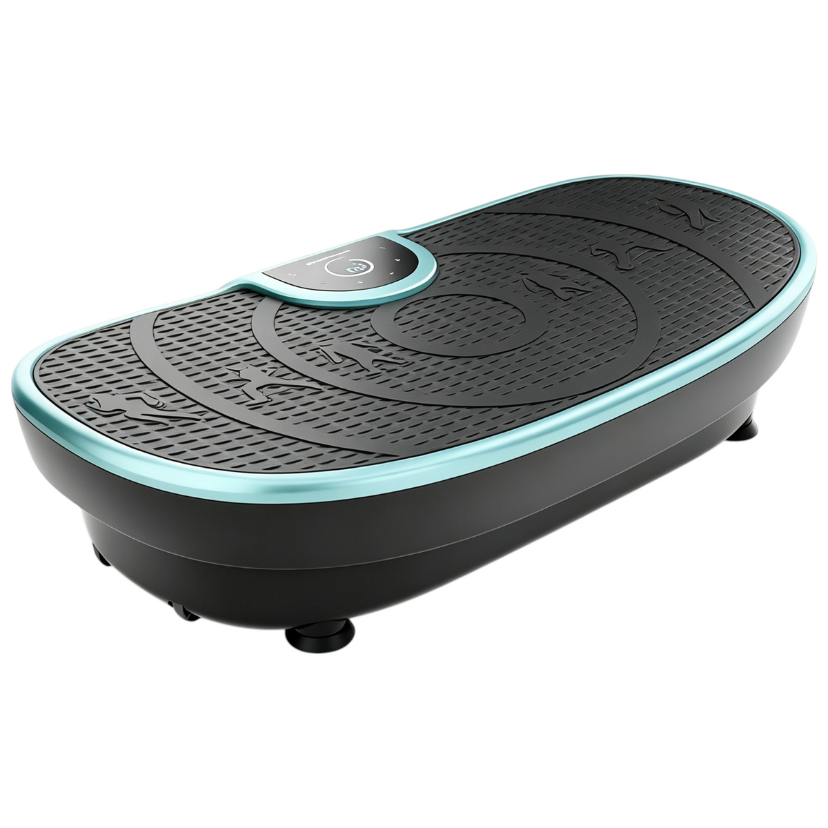 Vibrationsplatte mit leiser Motor, 180 Stufen und 7+1 Programmen inkl. Yoga, Bluetooth-Lautsprecher und Fernbedienung