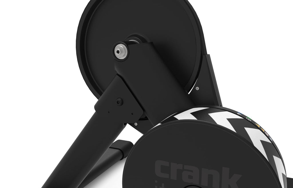 Indoor Fahrradtrainer KICKR CORE 2 mit ZWIFT COG und Click, orange Zahnrad 3. Generation, 1800 W