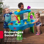 Table d'eau enfant extérieure Rain Shower Splash avec accessoires 13 pièces jeu aquatique jardin modèle 874699