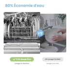 Lave-vaisselle compact TD602E-W 6 couverts 6 programmes écran LED démarrage différé 47 dB