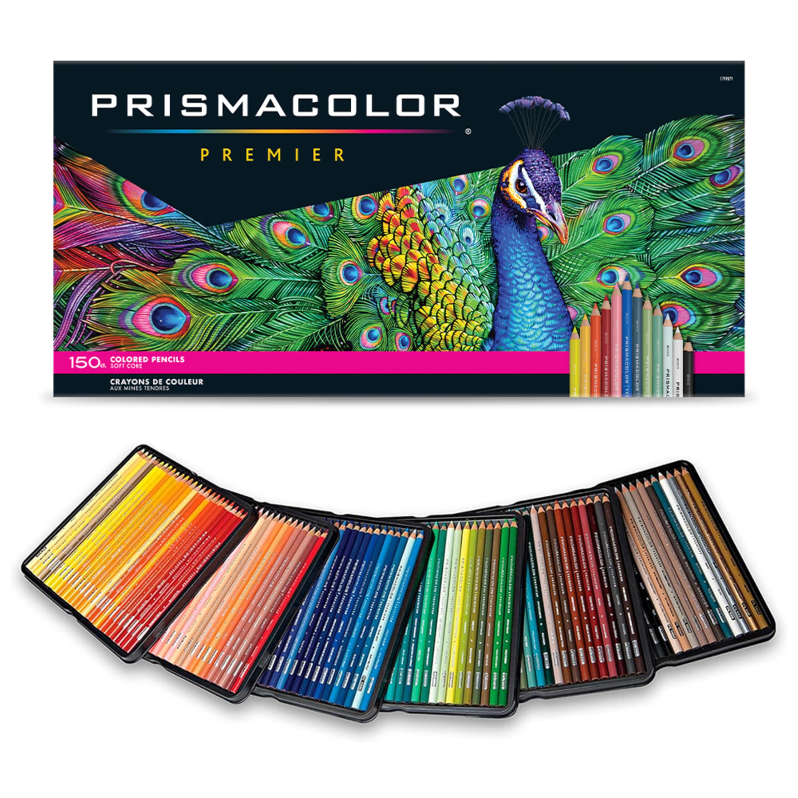 Crayons de couleur Prismacolor Premier 150 pièces mine grasse à l'huile multicolore dessin coloriage scrapbooking