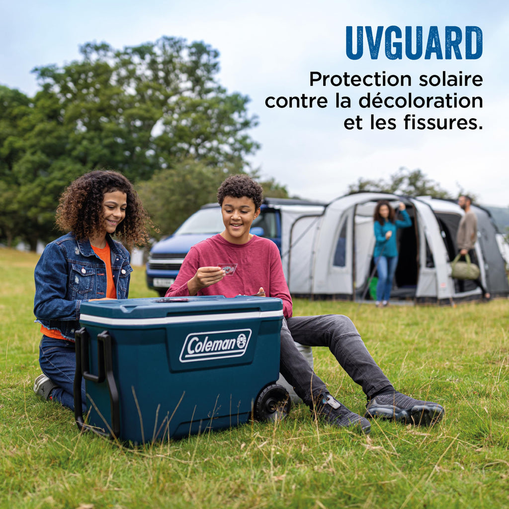 Glacière rigide portable Xtreme Cooler 94 L avec roues isolation en mousse PU