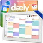 Digitaler Familienkalender 15,6"""" mit FHD Touchscreen und App für iOS und Android, Wandkalender zur Familienorganisation