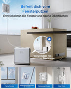 Fensterputzroboter WINBOT W2 PRO Omni mit 6-in-1 Multifunktionsstation und 12-stufigem Schutzsystem, weiß