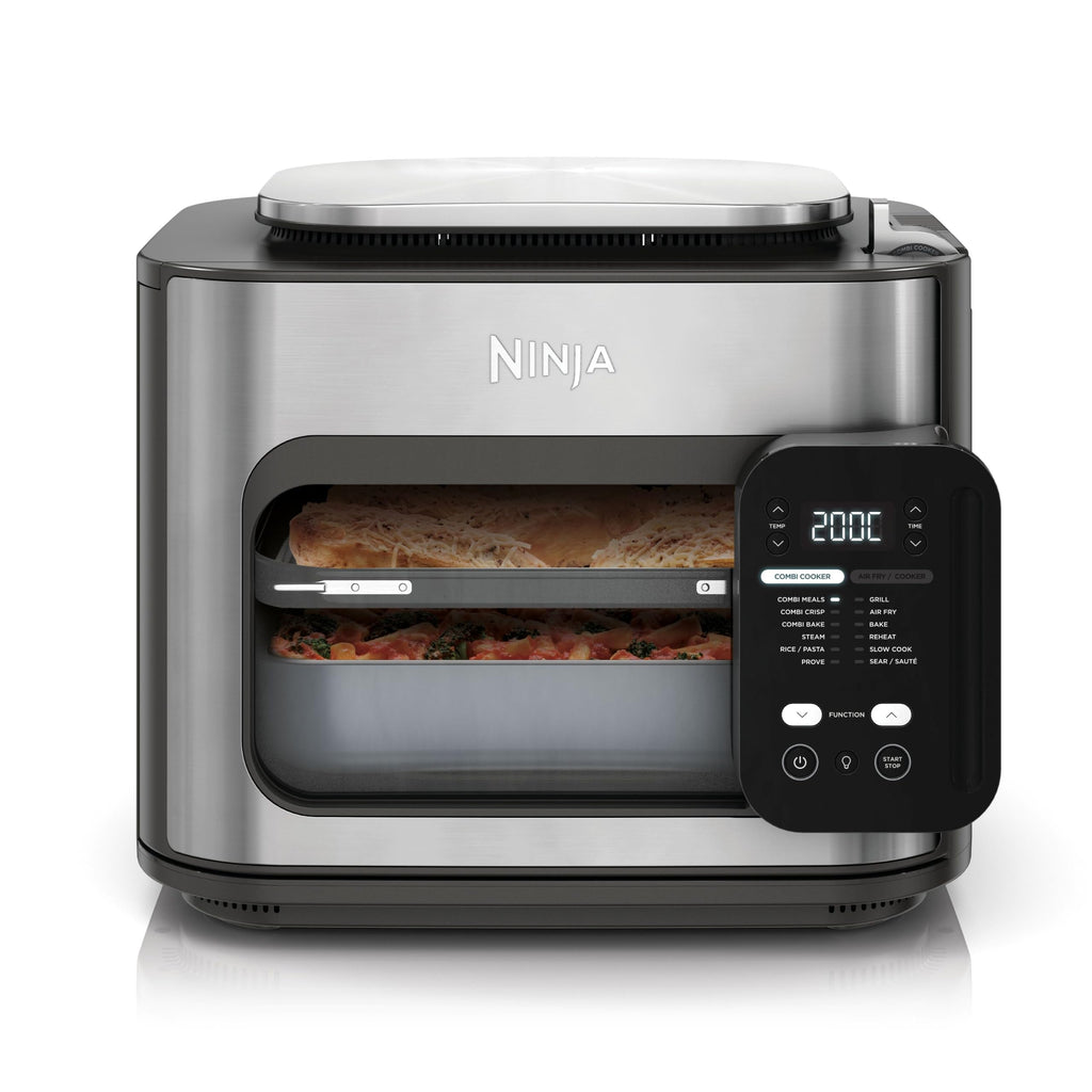 Combi 12-in-1 Multikocher mit Ofen- und Heißluftfritteusen-Funktion, 12,5 L, grau