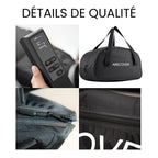 Appareil de pressothérapie jambes et pieds avec 6 modes et 4 chambres compression portable avec sac