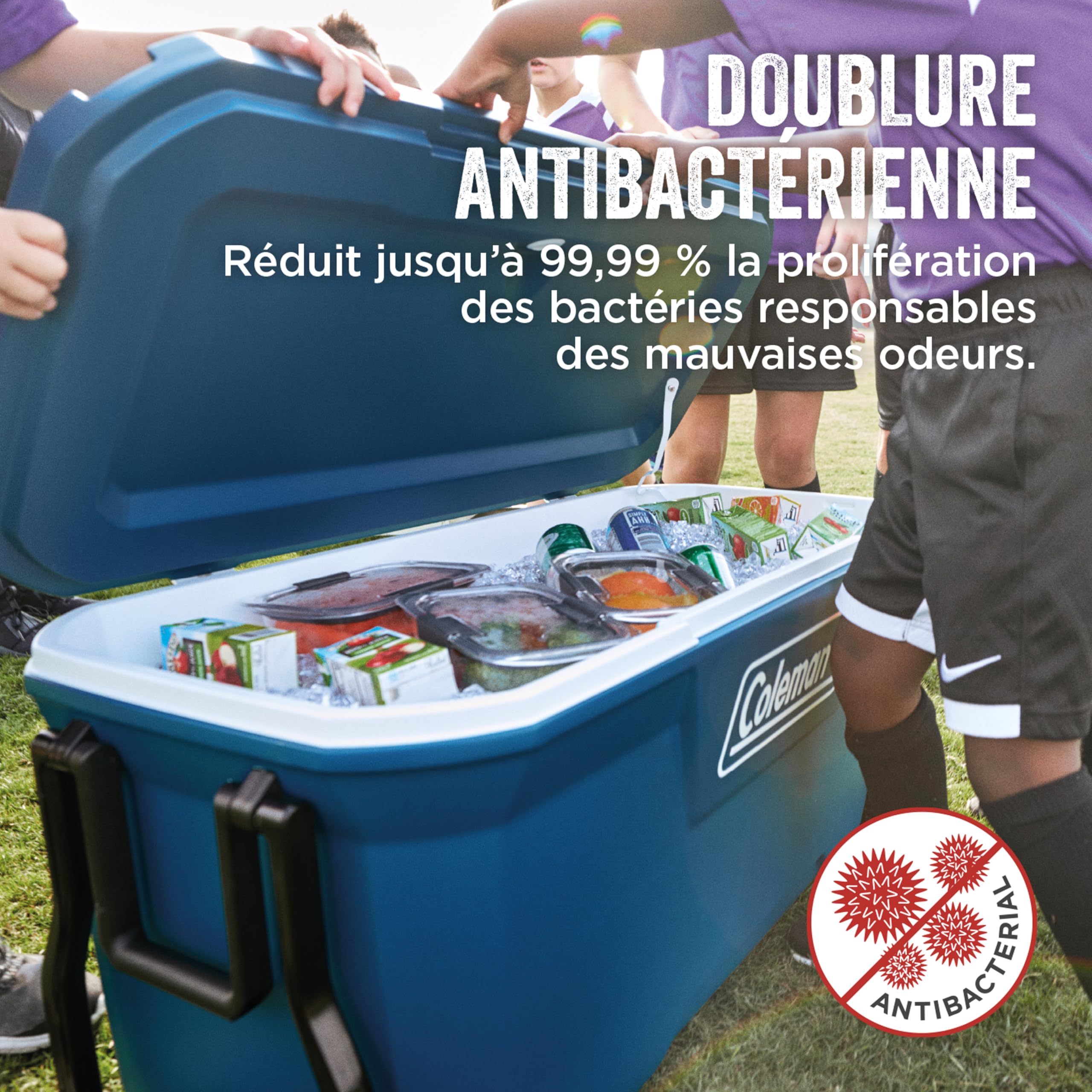 Glacière rigide portable Xtreme Cooler 94 L avec roues isolation en mousse PU