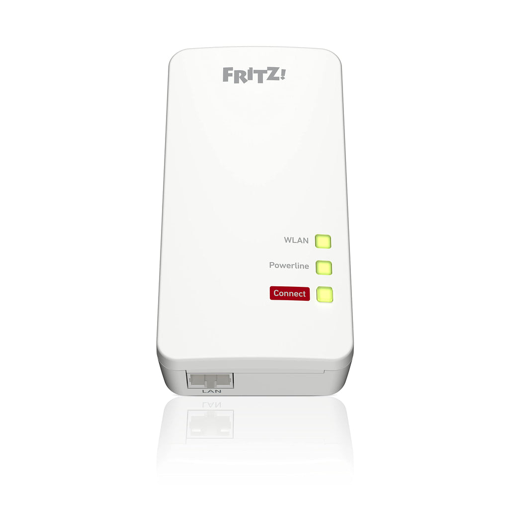 Powerline WLAN Set FRITZ!Powerline 1260 mit 1220 Adapter, Mesh Wi-Fi 5 bis 1,2 GBit/s, 3x Gigabit-LAN, WPA2