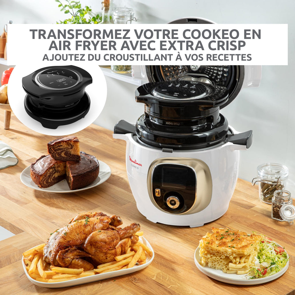Multicuiseur intelligent Cookeo CE85CA10 6 L 1600 W avec écran tactile recettes intégrées et application de cuisson
