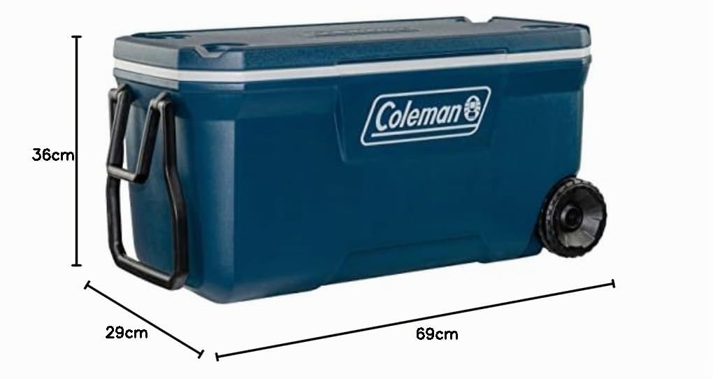 Glacière rigide portable Xtreme Cooler 94 L avec roues isolation en mousse PU