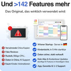 Digitaler Familienkalender 15,6"""" mit FHD Touchscreen und App für iOS und Android, Wandkalender zur Familienorganisation
