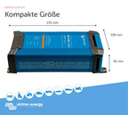 Bluetooth Batterieladegerät 12V 30A mit 1 Ausgang und CEE 7/7 Stecker, 6-Stufen-Ladealgorithmus für Lithium-Ionen