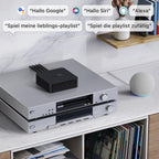 Musik-Streamer ASR002 für Stereoanlagen mit AirPlay 2 Spotify Connect Hi-Res 192 kHz 24 Bit WLAN und Ethernet