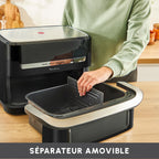 Friteuse sans huile Easy Fry Dual Flex EZ9228F0 9L double zone avec séparateur amovible 2700W