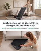 2-in-1 Walking Pad Laufband für Zuhause, klappbar mit App, 1–10 km/h und 120 kg Belastbarkeit
