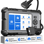 Valise diagnostic auto AD500 OBD2 4 systèmes moteur ABS SRS transmission écran 5 pouces réinitialisation service