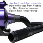 Sèche-cheveux pour chien SHD2600P pulseur haute vitesse 5.0 HP 2600 W avec vitesse réglable et accessoires de séchage