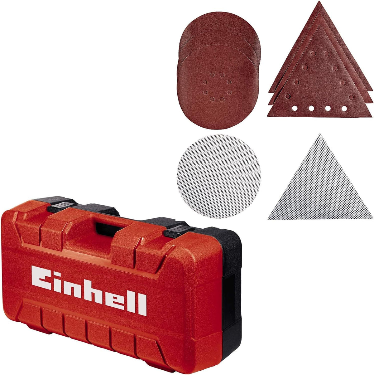 Trockenbauschleifer TE-DW 225 X mit 750 W, 225 mm Schleifscheibe und Teleskop-Stiel bis 165 cm, inkl. Schleifscheiben und Gittergewebe im Koffer
