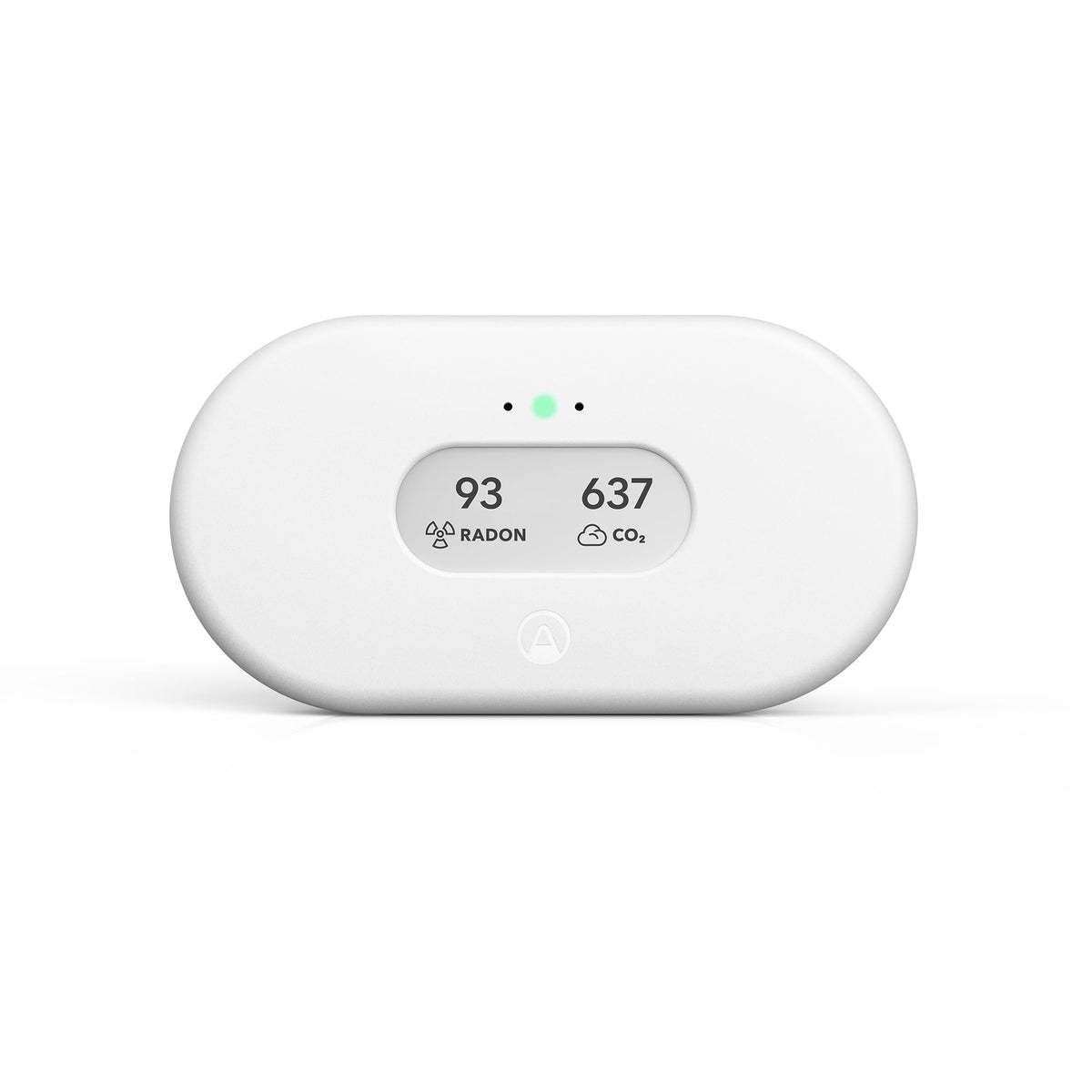 Radon- und Luftqualitätsmessgerät View Plus mit Feinstaub-, CO2-, VOC-, Luftfeuchtigkeits- und Temperaturmessung sowie Luftdruck