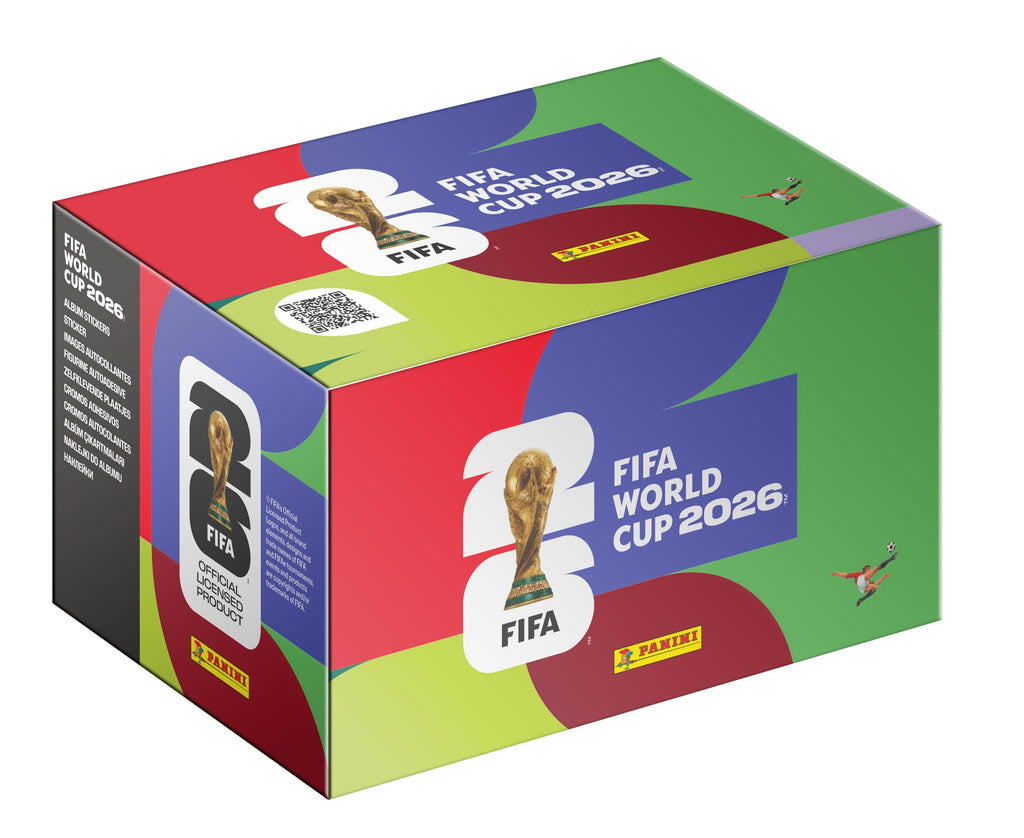 Football World Cup 2026 sticker collection box with 100 packs 700 stickers collectible album cards for football fans