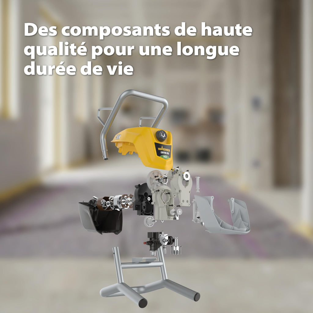 Système de peinture par pulvérisation Airless Control Pro 250 M pour peintures vernis et lasures pression 110 bar avec tuyau 9 m